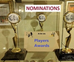 Nominations for the 6th Annual Players’ Awards